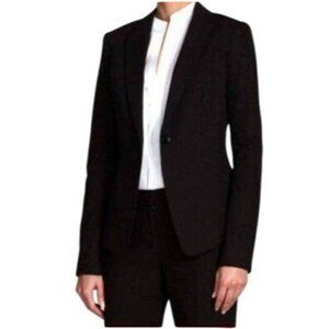 BCBG Maxazria Runway Skyler Blazer Womens Size S Classic Minimalist Luxury